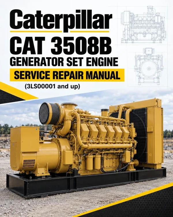 Caterpillar CAT 3508B Generator Set Engine Service Repair Manual (3LS00001 and up) Caterpillar CAT 3508B Generator Set Engine Service Repair Manual (3LS00001 and up)