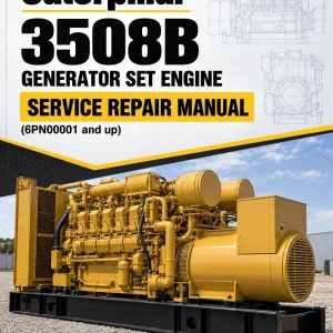 Caterpillar CAT 3508B Generator Set Engine Service Repair Manual (6PN00001 and up)