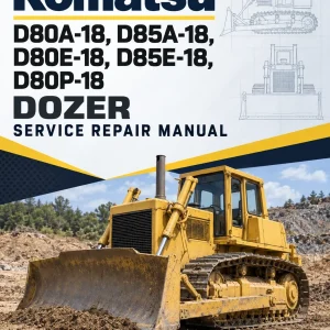 Komatsu D80A-18, D85A-18, D80E-18, D85E-18, D80P-18 Dozer Manual