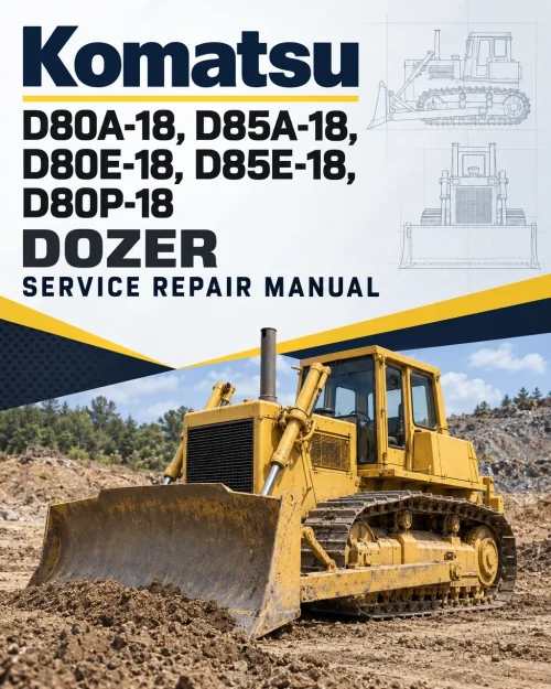 Komatsu D80A-18, D85A-18, D80E-18, D85E-18, D80P-18 Dozer Manual Komatsu D80A-18, D85A-18, D80E-18, D85E-18, D80P-18 Dozer Manual