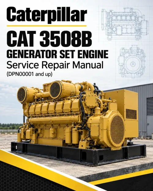 Caterpillar CAT 3508B Generator Set Engine Service Repair Manual (DPN00001 and up) Caterpillar CAT 3508B Generator Set Engine Service Repair Manual (DPN00001 and up)