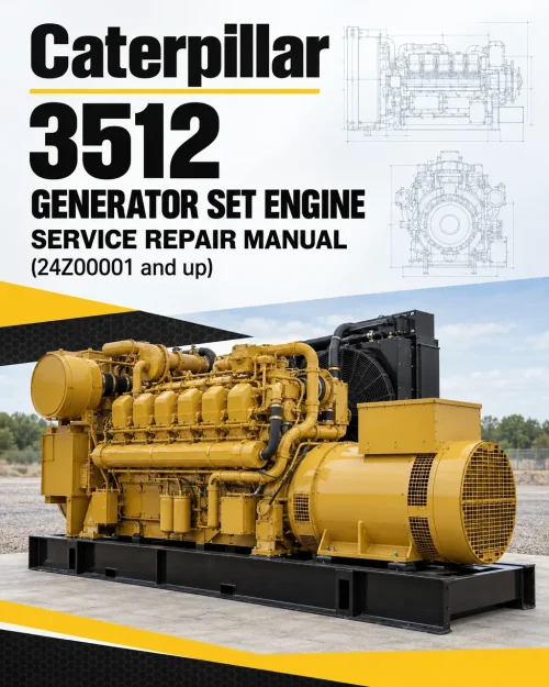 Caterpillar CAT 3512 Generator Set Engine Service Repair Manual (24Z00001 and up) Caterpillar CAT 3512 Generator Set Engine Service Repair Manual (24Z00001 and up)