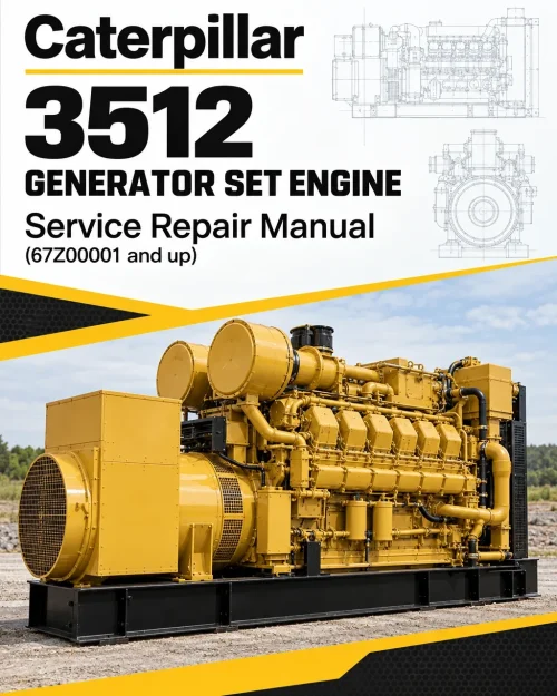 Caterpillar CAT 3512 Generator Set Engine Service Repair Manual (67Z00001 and up) Caterpillar CAT 3512 Generator Set Engine Service Repair Manual (67Z00001 and up)