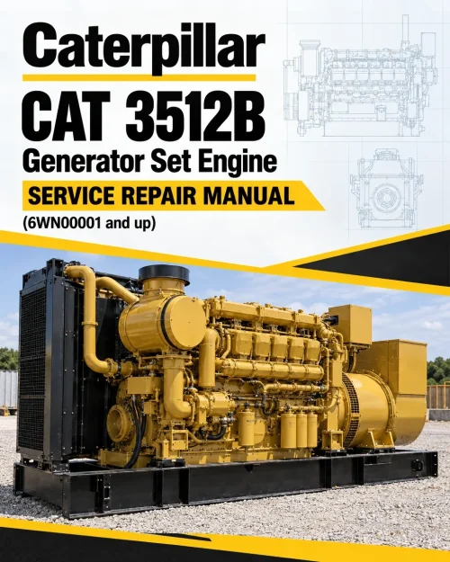 Caterpillar CAT 3512B Generator Set Engine Service Repair Manual (6WN00001 and up) Caterpillar CAT 3512B Generator Set Engine Service Repair Manual (6WN00001 and up)