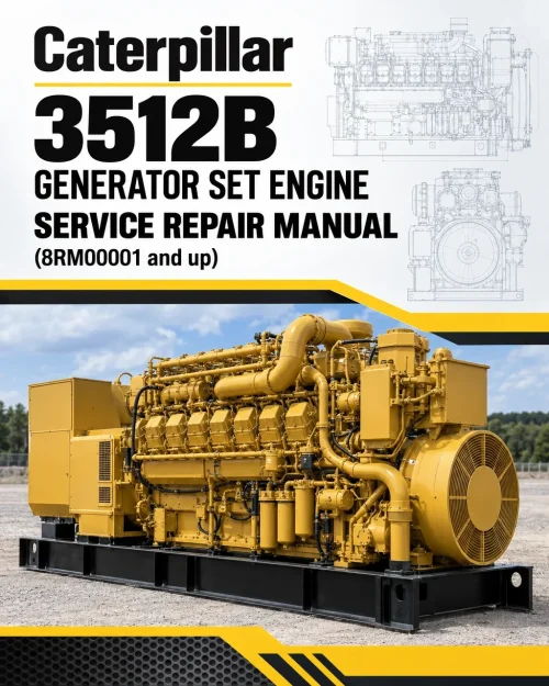 Caterpillar CAT 3512B Generator Set Engine Service Repair Manual (8RM00001 and up) Caterpillar CAT 3512B Generator Set Engine Service Repair Manual (8RM00001 and up)