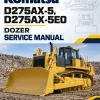 Komatsu D275AX-5, D275AX-5E0 Dozer Service Manual