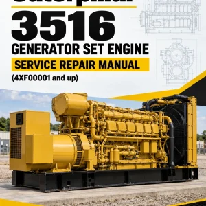 Caterpillar CAT 3516 Generator Set Engine Service Repair Manual (4XF00001 and up)