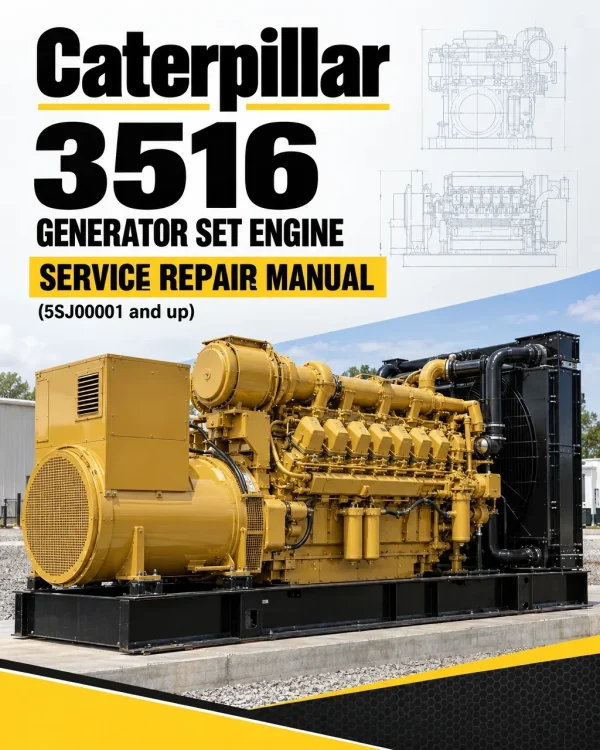 Caterpillar CAT 3516 Generator Set Engine Service Repair Manual (5SJ00001 and up) Caterpillar CAT 3516 Generator Set Engine Service Repair Manual (5SJ00001 and up)