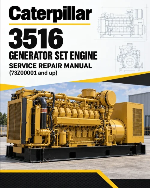 Caterpillar CAT 3516 Generator Set Engine Service Repair Manual (73Z00001 and up) Caterpillar CAT 3516 Generator Set Engine Service Repair Manual (73Z00001 and up)