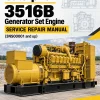 Caterpillar CAT 3516B Generator Set Engine Service Repair Manual (3NS00001 and up) Caterpillar CAT 3516B Generator Set Engine Service Repair Manual (3NS00001 and up)