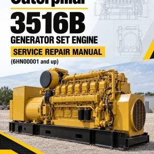 Caterpillar CAT 3516B Generator Set Engine Service Repair Manual (6HN00001 and up) Caterpillar CAT 3516B Generator Set Engine Service Repair Manual (6HN00001 and up)