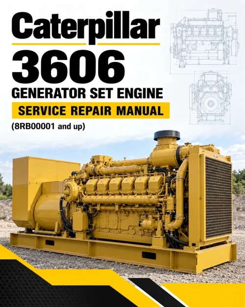 Caterpillar CAT 3606 Generator Set Engine Service Repair Manual (8RB00001 and up) Caterpillar CAT 3606 Generator Set Engine Service Repair Manual (8RB00001 and up)