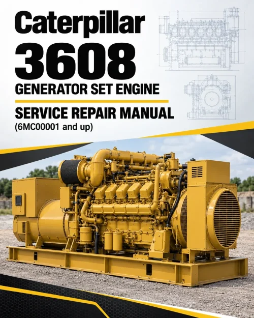Caterpillar CAT 3608 Generator Set Engine Service Repair Manual (6MC00001 and up) Caterpillar CAT 3608 Generator Set Engine Service Repair Manual (6MC00001 and up)