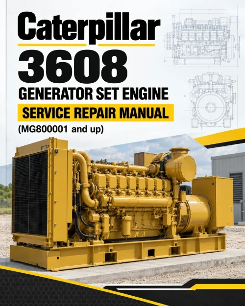 Caterpillar CAT 3608 Generator Set Engine Service Repair Manual (MG800001 and up) Caterpillar CAT 3608 Generator Set Engine Service Repair Manual (MG800001 and up)