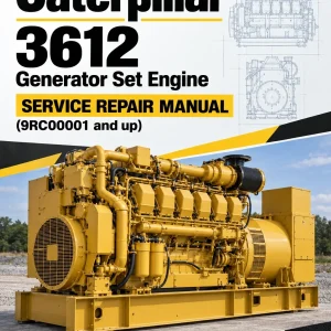 Caterpillar CAT 3612 Generator Set Engine Service Repair Manual (9RC00001 and up) Caterpillar CAT 3612 Generator Set Engine Service Repair Manual (9RC00001 and up)