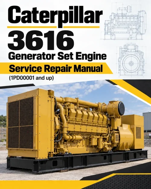 Caterpillar CAT 3616 Generator Set Engine Service Repair Manual (1PD00001 and up) Caterpillar CAT 3616 Generator Set Engine Service Repair Manual (1PD00001 and up)