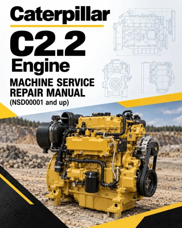 Caterpillar CAT C2.2 Engine Machine Service Repair Manual (NSD00001 and up)
