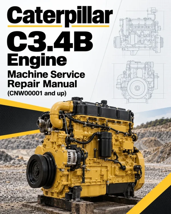 Caterpillar CAT C3.4B Engine Machine Service Repair Manual (CNW00001 and up) Caterpillar CAT C3.4B Engine Machine Service Repair Manual (CNW00001 and up)