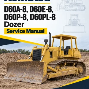 Komatsu D60A-8, D60E-8, D60P-8, D60PL-8 Dozer Service Manual Komatsu D60A-8, D60E-8, D60P-8, D60PL-8 Dozer Service Manual