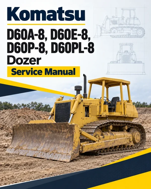 Komatsu D60A-8, D60E-8, D60P-8, D60PL-8 Dozer Service Manual
