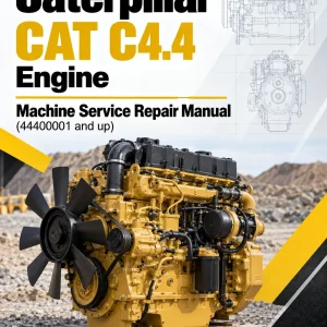 Caterpillar CAT C4.4 Engine Machine Service Repair Manual (44400001 and up)