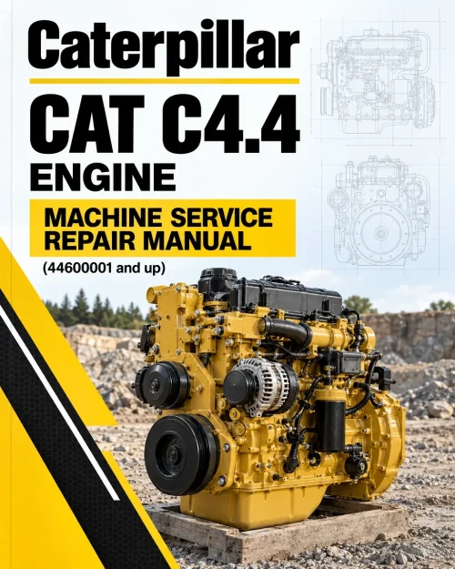 Caterpillar CAT C4.4 Engine Machine Service Repair Manual (44600001 and up)
