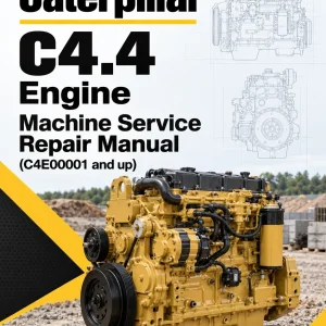 Caterpillar CAT C4.4 Engine Machine Service Repair Manual (C4E00001 and up)
