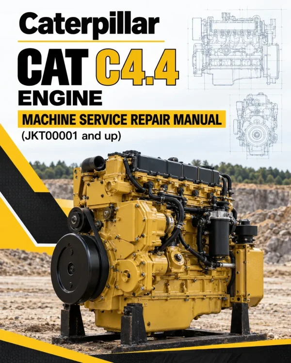 Caterpillar CAT C4.4 Engine Machine Service Repair Manual (JKT00001 and up)