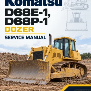Komatsu D68E-1, D68P-1 Dozer Service Manual Komatsu D68E-1, D68P-1 Dozer Service Manual
