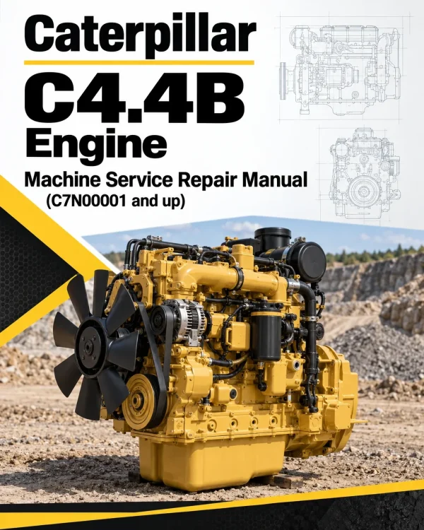 Caterpillar CAT C4.4B Engine Machine Service Repair Manual (C7N00001 and up)