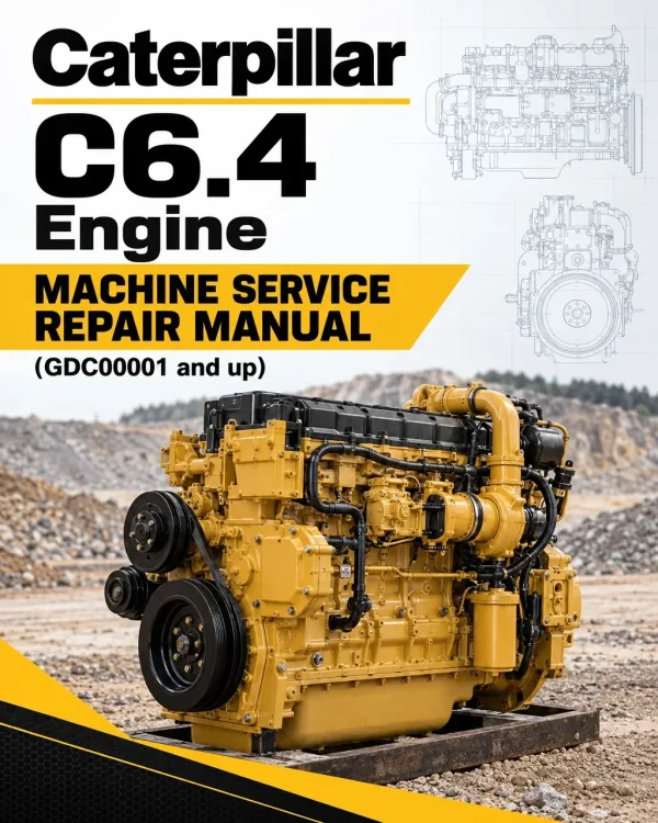 Caterpillar CAT C6.4 Engine Machine Service Repair Manual (GDC00001 and up)