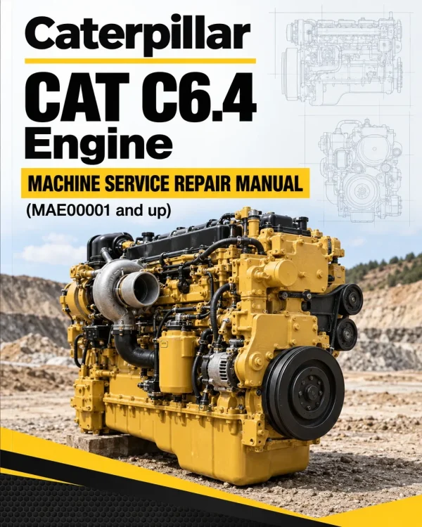 Caterpillar CAT C6.4 Engine Machine Service Repair Manual (MAE00001 and up)