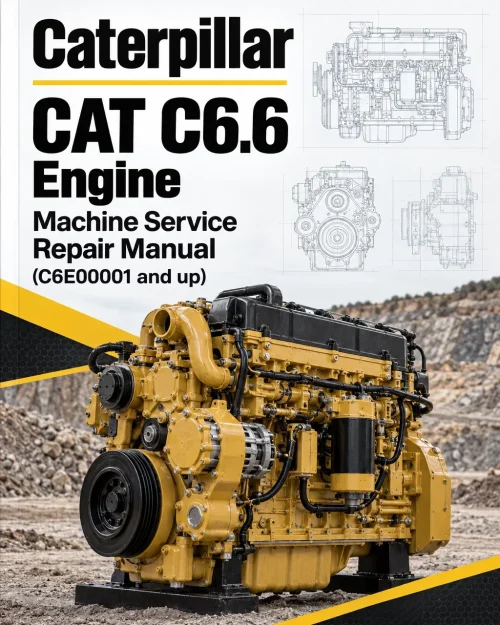 Caterpillar CAT C6.6 Engine Machine Service Repair Manual (C6E00001 and up)