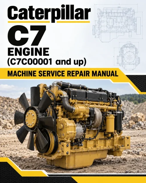 Caterpillar CAT C7 Engine Machine Service Repair Manual (C7C00001 and up) Caterpillar CAT C7 Engine Machine Service Repair Manual (C7C00001 and up)