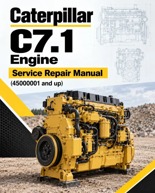 Caterpillar CAT C7.1 Engine Machine Service Repair Manual (45000001 and up) Caterpillar CAT C7.1 Engine Machine Service Repair Manual (45000001 and up)