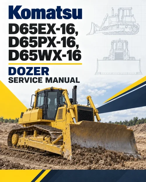 Komatsu D65EX-16, D65PX-16, D65WX-16 Dozer Service Manual Komatsu D65EX-16, D65PX-16, D65WX-16 Dozer Service Manual