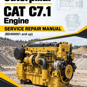 Caterpillar CAT C7.1 Engine Machine Service Repair Manual (BD400001 and up)