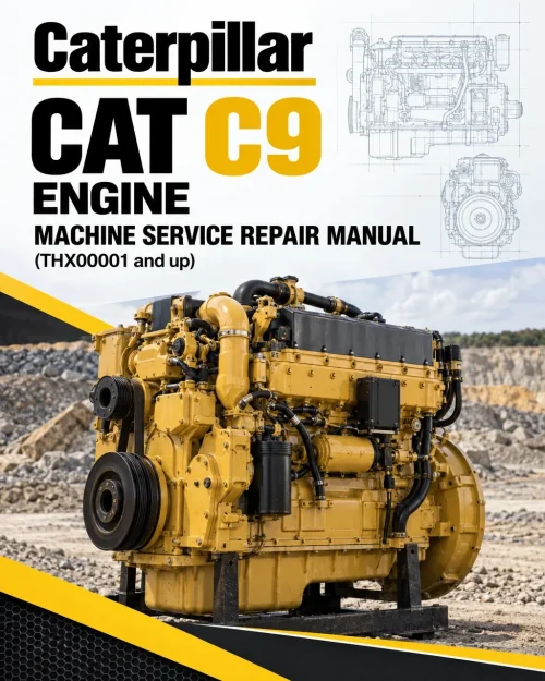 Caterpillar CAT C9 Engine Machine Service Repair Manual (THX00001 and up)