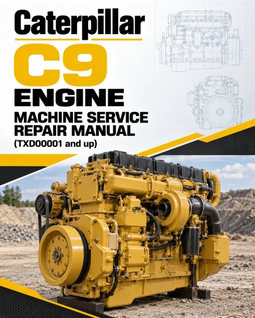 Caterpillar CAT C9 Engine Machine Service Repair Manual (TXD00001 and up)