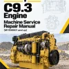 Caterpillar CAT C9.3 Engine Machine Service Repair Manual (MYE00001 and up)