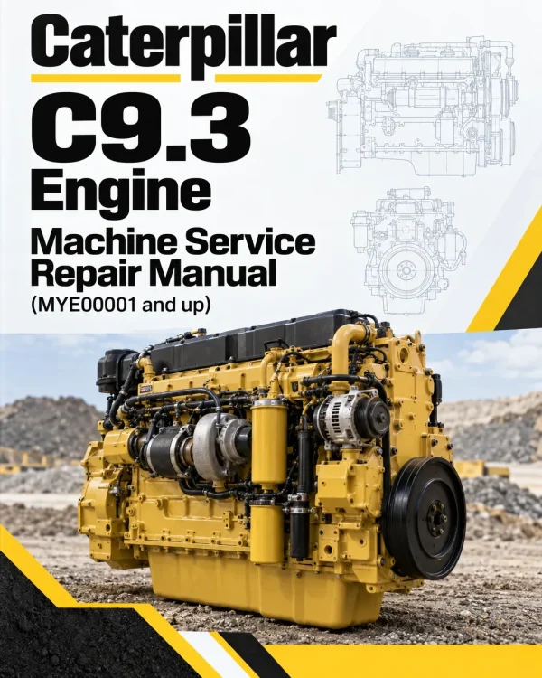 Caterpillar CAT C9.3 Engine Machine Service Repair Manual (MYE00001 and up)