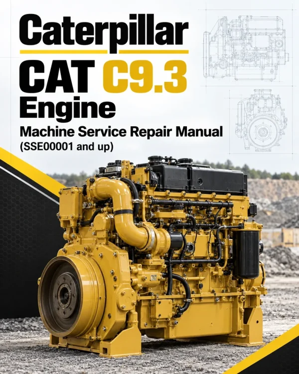 Caterpillar CAT C9.3 Engine Machine Service Repair Manual (SSE00001 and up)