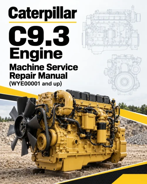 Caterpillar CAT C9.3 Engine Machine Service Repair Manual (WYE00001 and up)