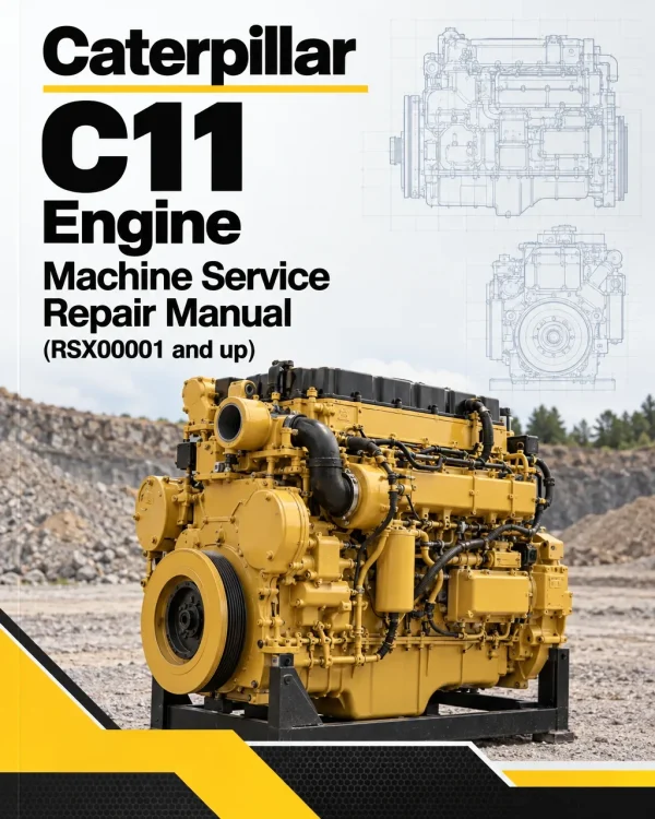 Caterpillar CAT C11 Engine Machine Service Repair Manual (RSX00001 and up)