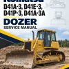 Komatsu D41A-3, D41E-3, D41P-3, D41A-3A Dozer Service Manual Komatsu D41A-3, D41E-3, D41P-3, D41A-3A Dozer Service Manual