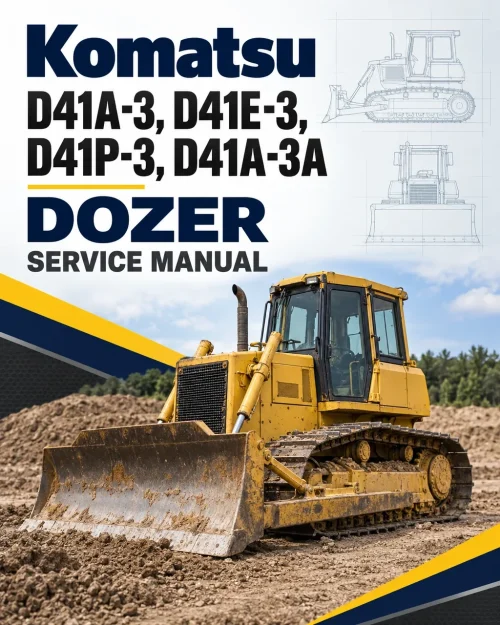 Komatsu D41A-3, D41E-3, D41P-3, D41A-3A Dozer Service Manual Komatsu D41A-3, D41E-3, D41P-3, D41A-3A Dozer Service Manual