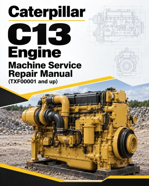 Caterpillar CAT C13 Engine Machine Service Repair Manual (TXF00001 and up)
