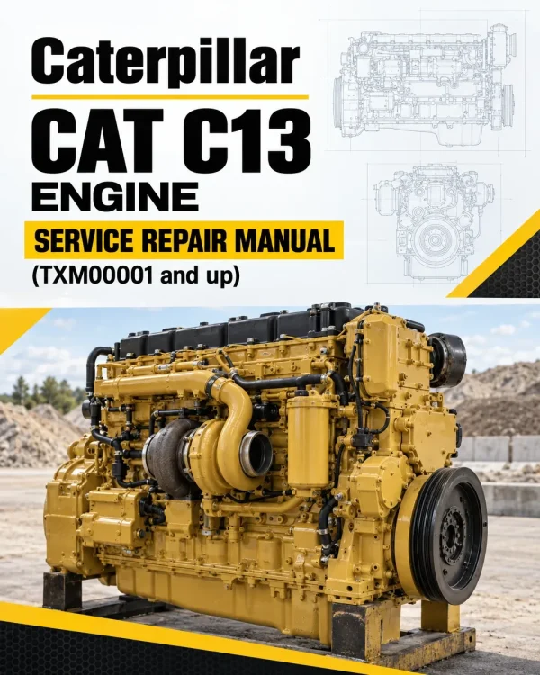 Caterpillar CAT C13 Engine Machine Service Repair Manual (TXM00001 and up) Caterpillar CAT C13 Engine Machine Service Repair Manual (TXM00001 and up)