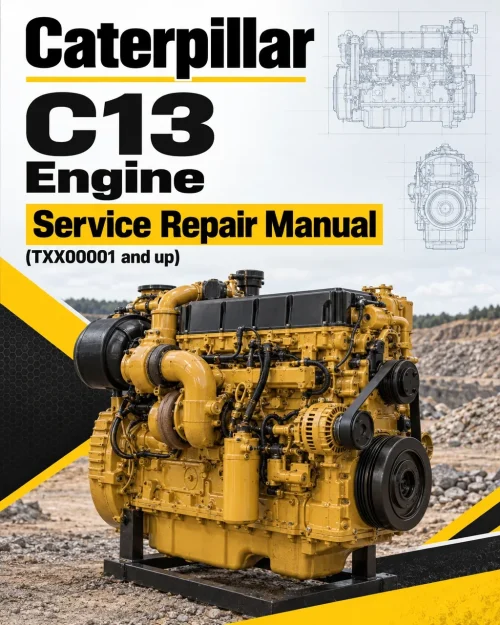 Caterpillar CAT C13 Engine Machine Service Repair Manual (TXX00001 and up)