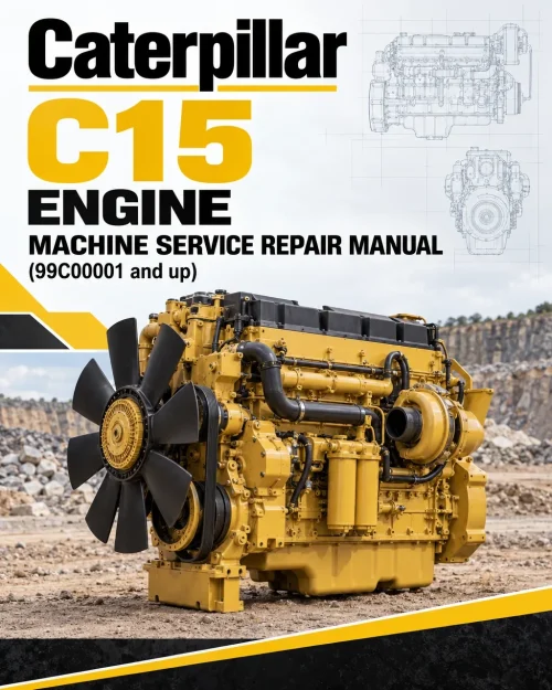 Caterpillar CAT C15 Engine Machine Service Repair Manual (99C00001 and up)